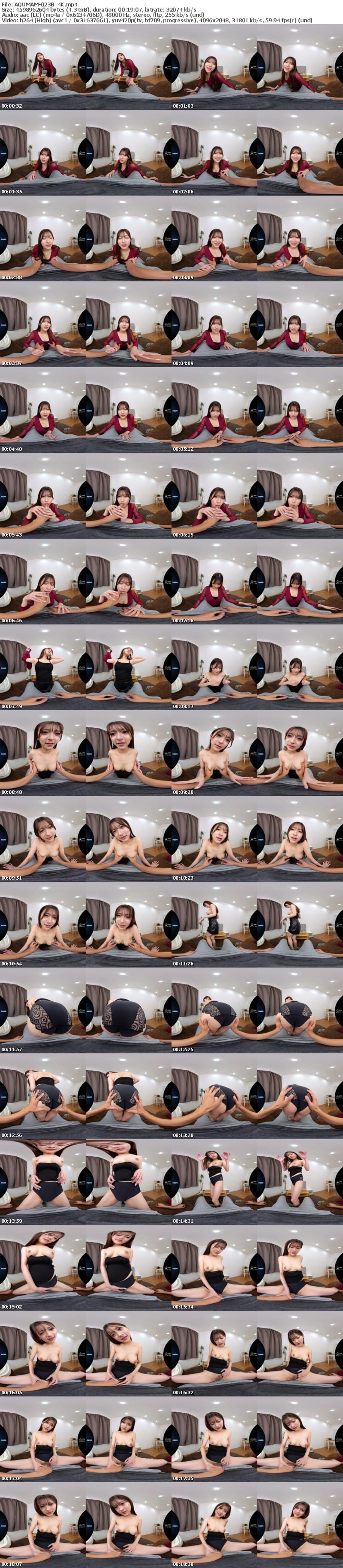AQUMAM-023 【VR】再婚相手の連れ子に求められるがままセックス指導 藤井レイラ