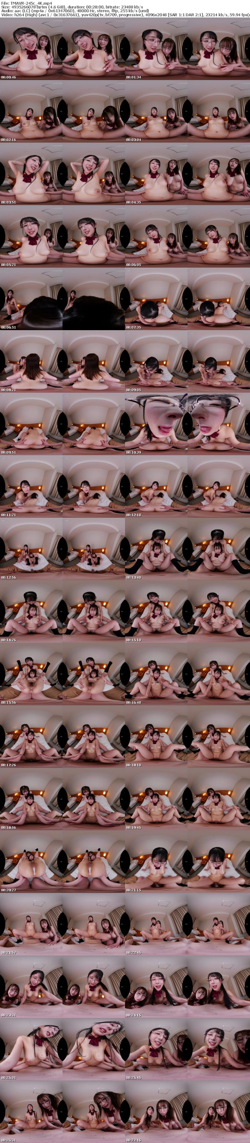 TMAVR-245 【VR】むっちりメガネ巨乳生徒会に呼び出されて性欲が枯れるまで搾精された件