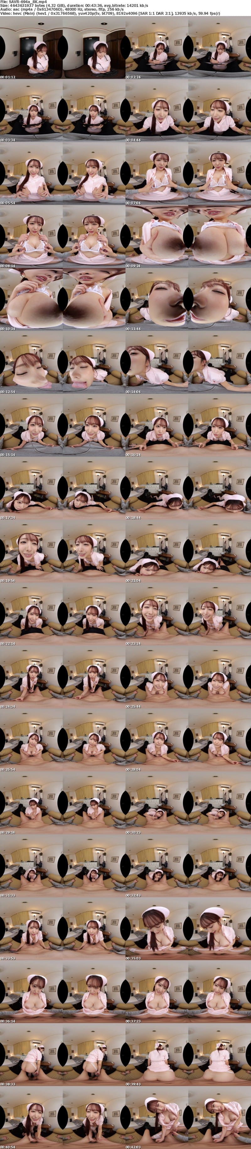 SAVR-694 【VR】以前入院していた頃の担当巨乳ナースが精子の量で健康状態をチェックしに来る中出し定期健診 弥生みづき