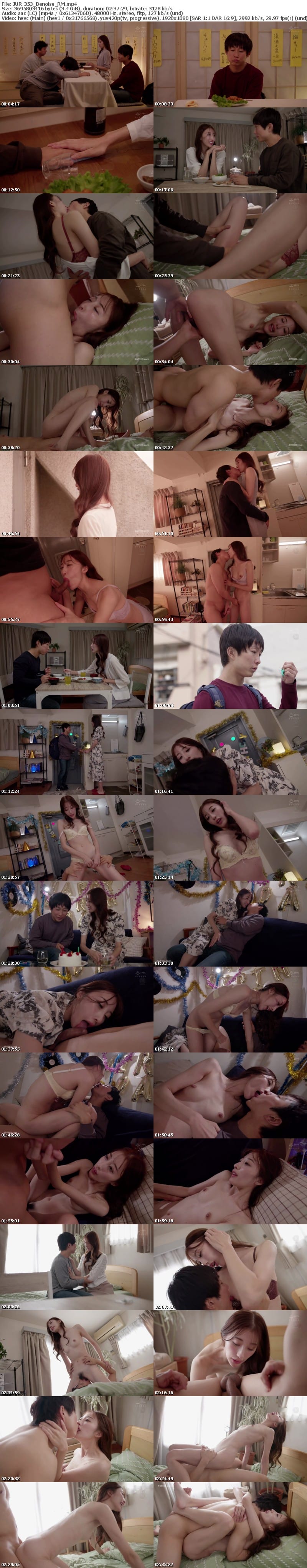 [Remosaic] JUR-353 合鍵をもらった人妻が、男子学生が卒業するまで中出しされた一人暮らし部屋。 星宮一花