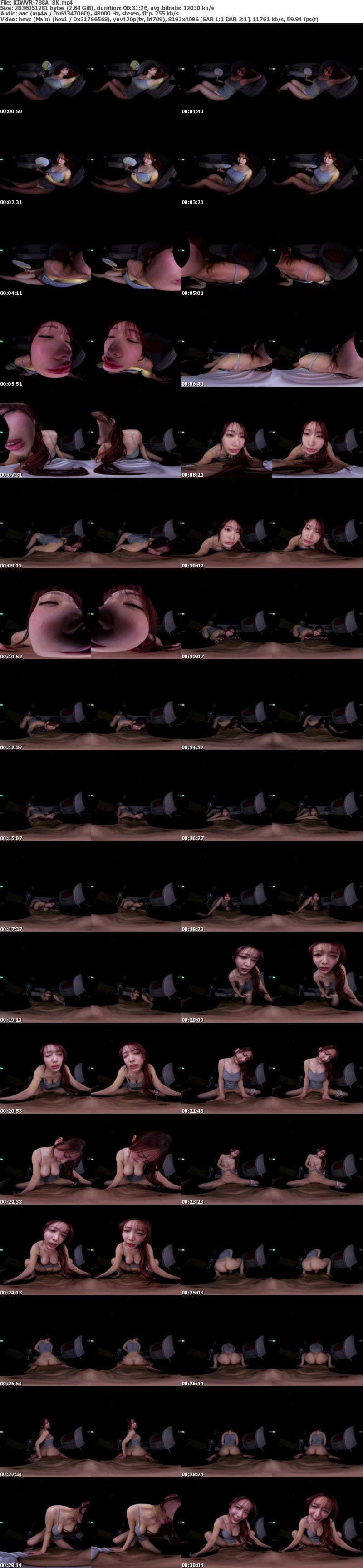 KIWVR-788 【VR】【8K】真夏の暑い夜…30日間禁欲生活していた会社の爆尻爆乳の先輩が僕の汗に発情し馬乗りになって襲ってきた発情イキ狂いSEX 弥生みづき